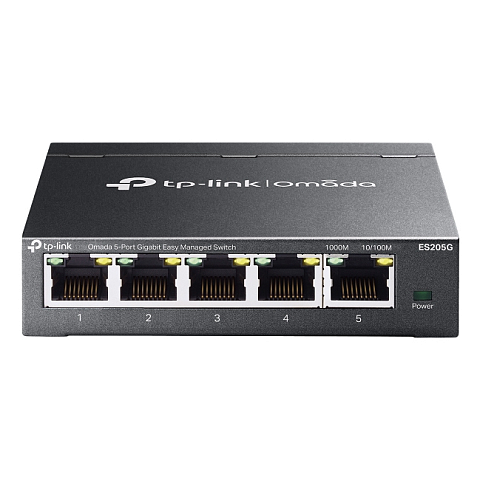 TP-Link Omada ES205G Netzwerk-Switch Managed Gigabit Ethernet (10/100/1000) Schwarz