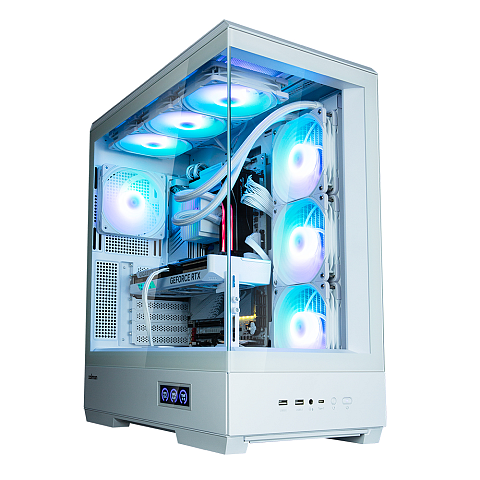 Zalman P50 DS White Midi Tower Weiß