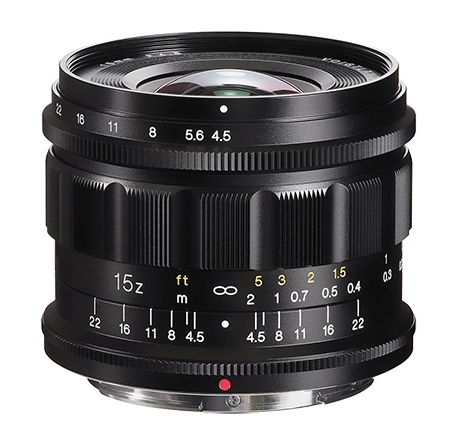 Voigtländer 15 mm / 1:4.5 Super Wide Heliar Superweitwinkel Schwarz