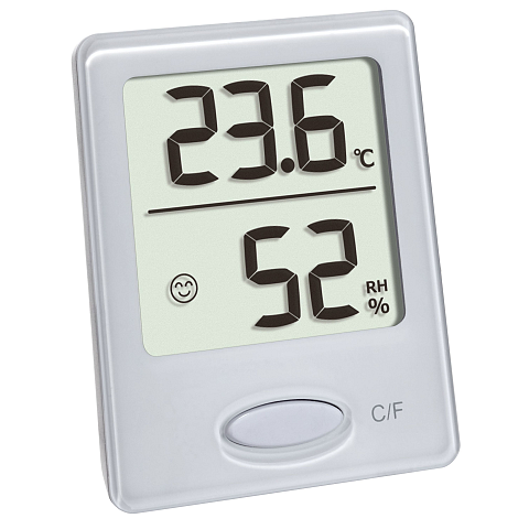 TFA-Dostmann Thermo-Hygrometer digital, zur Kontrolle von Innentemperatur und Luftfeuchtigkeit