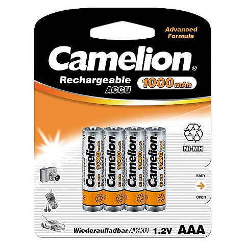 Camelion NH-AAA1000BP4 Wiederaufladbarer Akku AAA Nickel-Metallhydrid (NiMH)