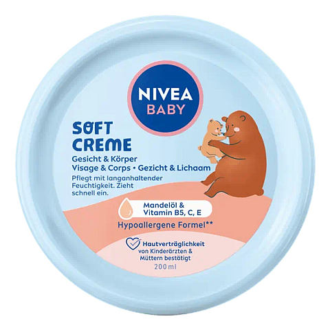 NIVEA 4006000031460 Creme für Babys 200 ml