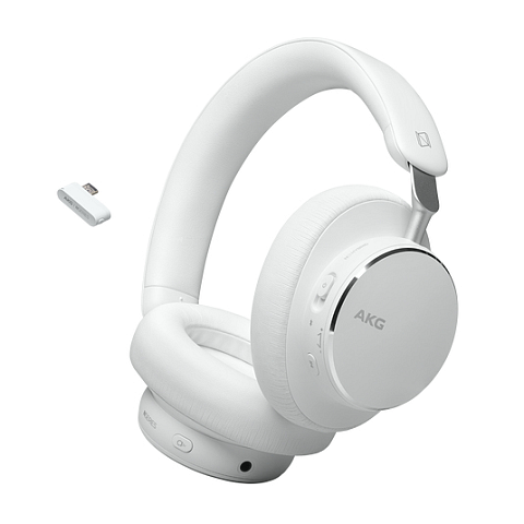 AKG N9 Hybrid Kopfhörer Verkabelt & Kabellos Kopfband Anrufe/Musik Bluetooth Weiß