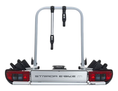 Atera Strada E-Bike M Autofahrradhalter Hinterer Anbau Schwarz, Rot, Silber