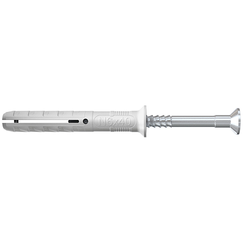 Fischer 50372 Schraubanker/Dübel 50 Stück(e) Schrauben- & Dübelsatz 40 mm