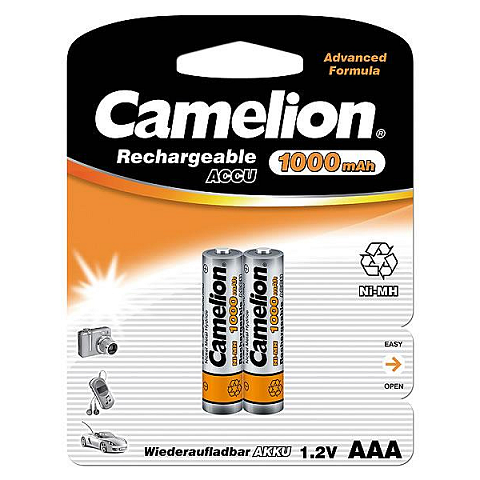Camelion NH-AAA1000BP2 Wiederaufladbarer Akku AAA Nickel-Metallhydrid (NiMH)