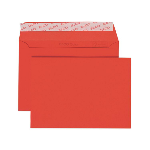 Elco 74634.92 Briefumschlag C6 (114 x 162 mm) Rot