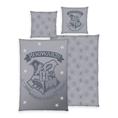 HERDING Harry Potter Bettwäsche – Mystical Gray