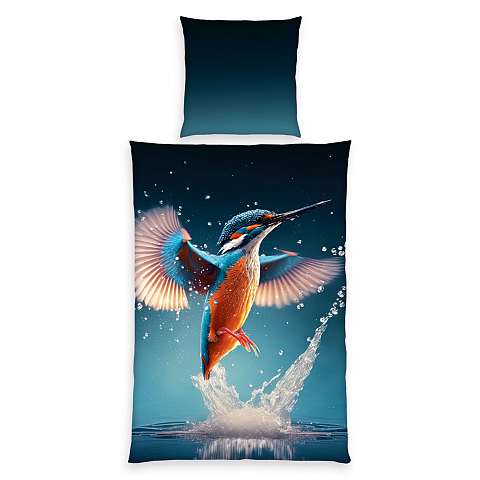 HERDING Young Collection Bettwäsche – Eisvogel