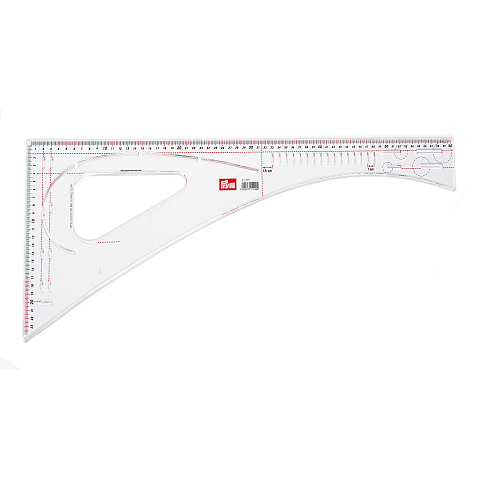 Prym 611499 Lineal Maßstabslineal 600 mm Kunststoff Weiß 1 Stück(e)
