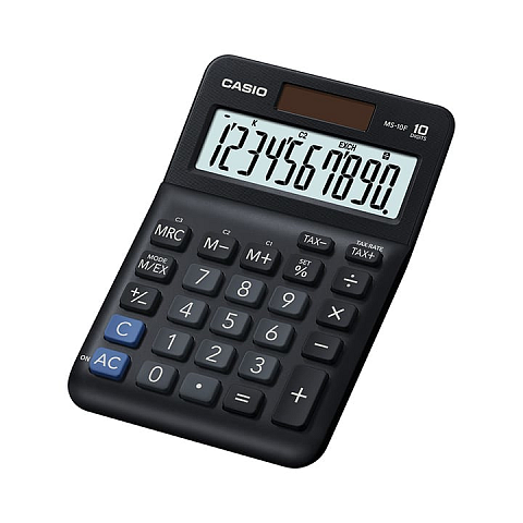 Casio MS-10F Taschenrechner Desktop Einfacher Taschenrechner Schwarz