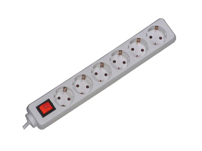 Bachmann Surge protector, 3m Weiß 6 AC-Ausgänge 250 V
