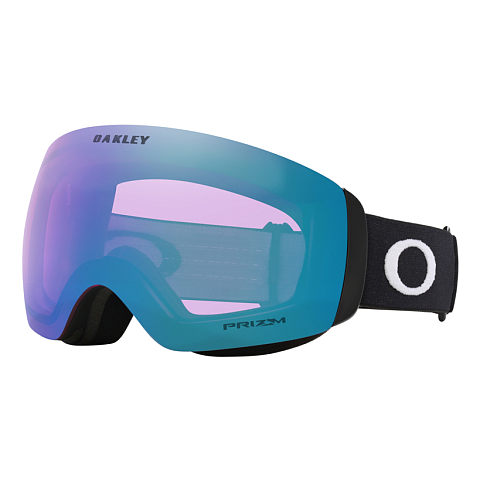 Oakley Flight Deck Wintersportbrille Schwarz Unisex Hellblau, Rose Sphärisches Brillenglas