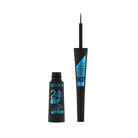 CATRICE 24H Brush Eyeliner 3 ml Flüssigkeit 010 Ultra Black Waterproof