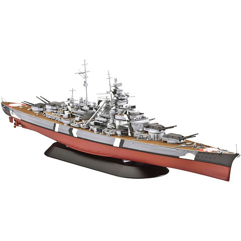 Revell Bismarck Modell eines Marineschiffs Montagesatz 1:700