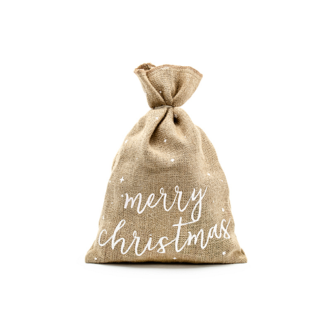 PartyDeco WRJ1-008 Geschenkverpackung Geschenkverpackungstasche Jute