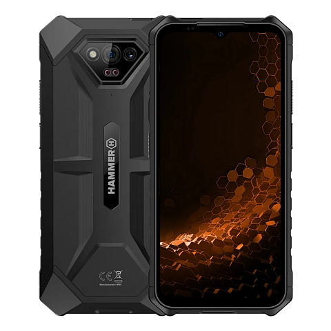 HAMMER Iron V 16,5 cm (6.5") Dual-SIM Android 13 4G USB Typ-C 6 GB 64 GB 6320 mAh Schwarz