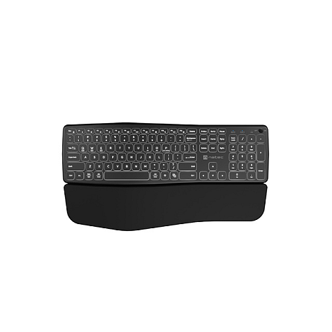 NATEC PORIFERA Tastatur Heimbüro Bluetooth QWERTY US International Schwarz
