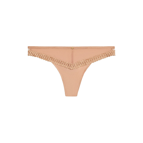 Aubade Sheer Emotion Tanga-Höschen Sand