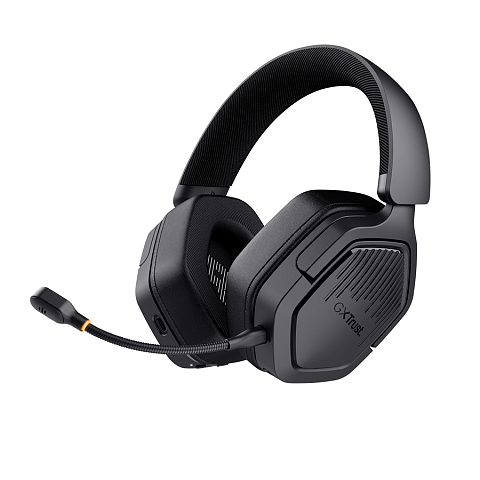 Trust GXT 493PS Carus Kopfhörer Verkabelt & Kabellos Kopfband Gaming Bluetooth Schwarz