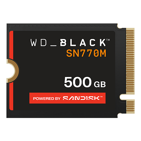 SanDisk Black WD_BLACK SN770M NVMe 500 GB M.2 PCI Express 4.0 TLC 3D NAND