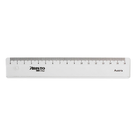 Aristo AR23017 Schreibtisch-Lineal 170 mm Polystyrol Transparent