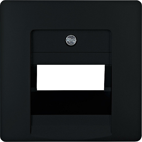 Kopp 326150186 Wandplatte/Schalterabdeckung Schwarz