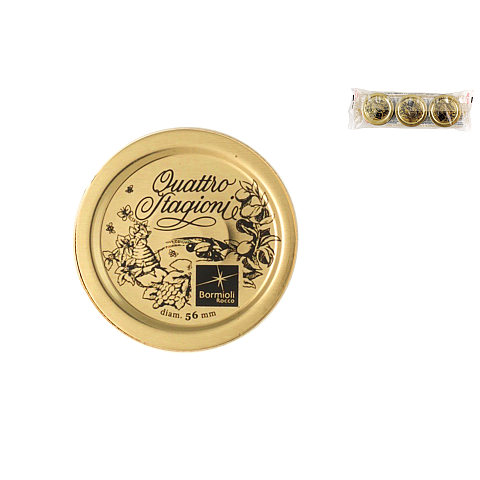 Bormioli Rocco 8001023964616 Einkochzubehör Dosendeckel Mehrfarbig 3 Stück(e)