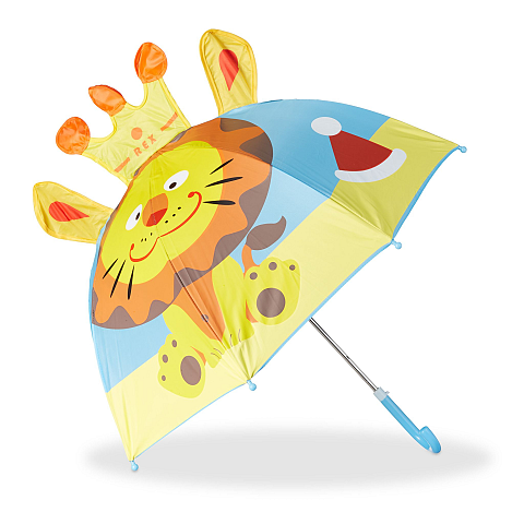 Relaxdays 4052025953997 Kinder-Regenschirm Mehrfarbig