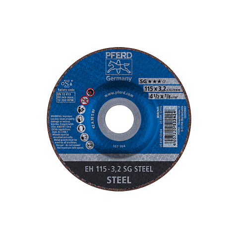PFERD EH 115-3,2 SG STEEL Winkelschleifer-Zubehör