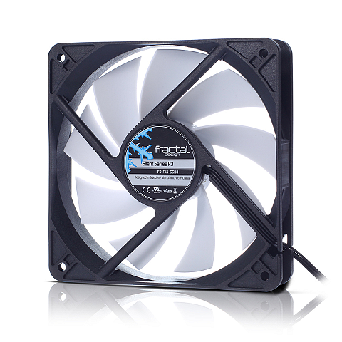 Fractal Design Silent Series R3 50mm Computergehäuse Ventilator 5 cm Schwarz, Weiß