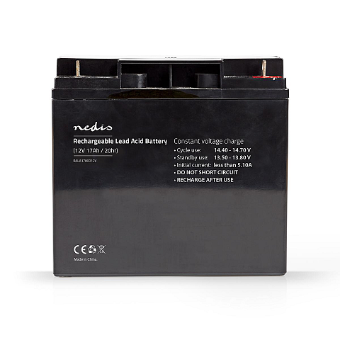 Nedis BALA1700012V Haushaltsbatterie Wiederaufladbarer Akku Plombierte Bleisäure (VRLA)