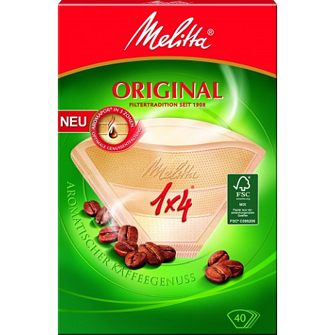 Melitta Aroma-Filtertüten 1x4 Braun Haushaltswarenfilter