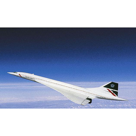 Revell Concorde British Airways Starrflügelflugzeug-Modell Montagesatz 1:144