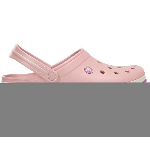 Crocs Crocband Clogs Unisex Pink, Weiß