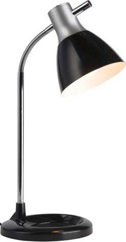 Brilliant Jan Tischleuchte E27 LED Schwarz, Silber