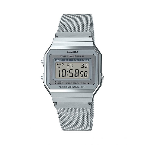 Casio A700WEM-7AEF Uhr Armbanduhr Silber