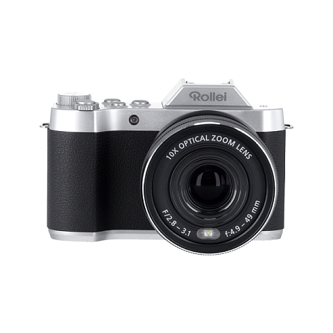 Rollei Powerflex 10x Retro MILC 64 MP CMOS 9200 x 6900 Pixel Schwarz