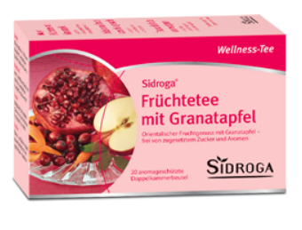 Sidroga Früchtetee mit Granatapfel Gesundheitstee 40 g