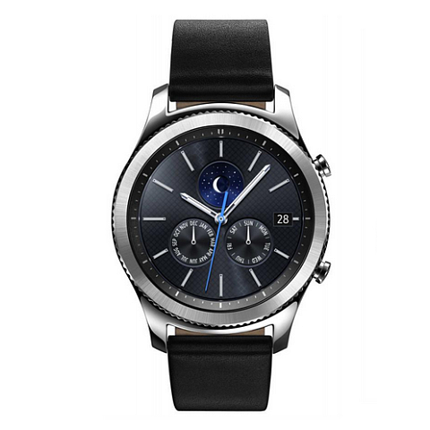 Samsung Gear S3 Classic 3,3 cm (1.3") OLED 46 mm Digital 360 x 360 Pixel Silber WLAN GPS