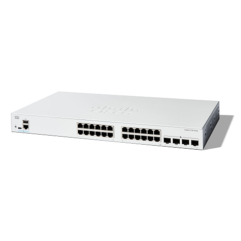 Cisco C1200-24T-4X Netzwerk-Switch Managed L2/L3 Gigabit Ethernet (10/100/1000) Weiß