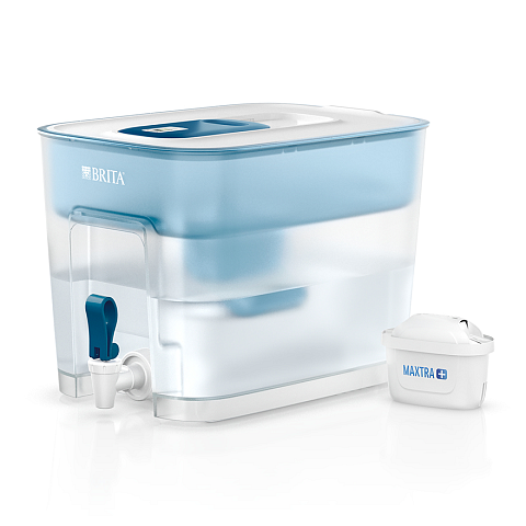 Brita 1027666 Wasserfilter Pitcher-Wasserfilter 8,2 l Blau, Transparent, Weiß