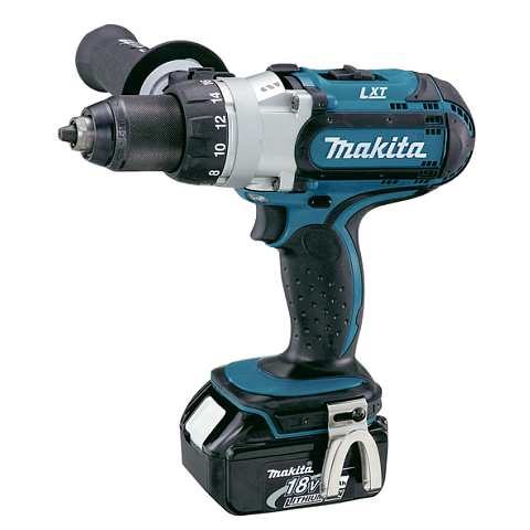 Makita DDF451RTJ Bohrmaschine Ohne Schlüssel 2,1 kg Schwarz, Blau