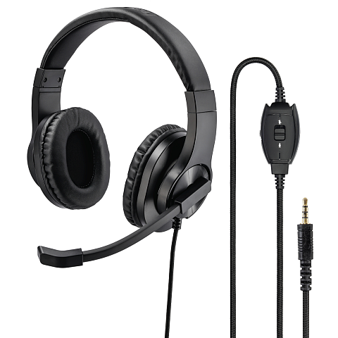Hama HS-P350 Kopfhörer Kabelgebunden Kopfband Gaming Schwarz