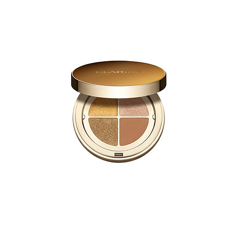 Clarins Ombre 4 Couleurs Lidschatten 4,2 g 07 Sand and Gold Matte, Metallisch, Satin