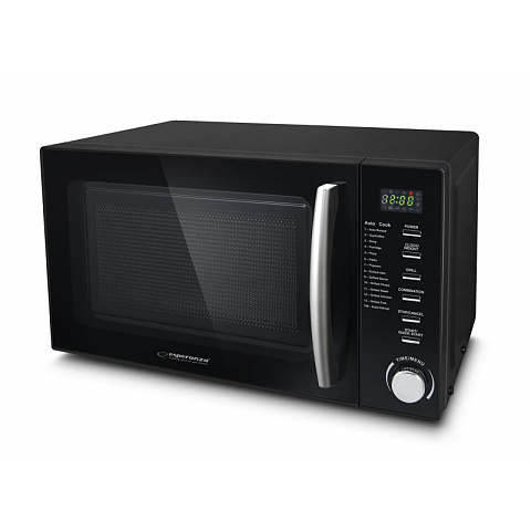 Esperanza COCINERO Schwarz Kombi-Mikrowelle Arbeitsplatte 20 l 1200 W