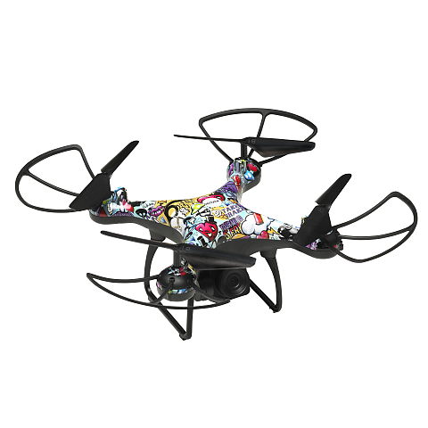 Denver DCH-350 Kameradrohne 4 Rotoren Quadrocopter 1 MP 1600 mAh Mehrfarbig