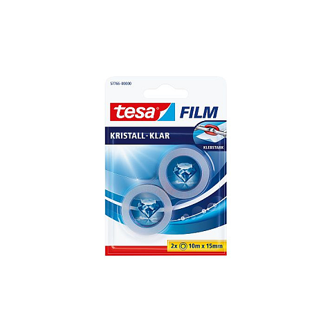 TESA 57766 10 m Polypropylen (PP) Transparent 2 Stück(e)