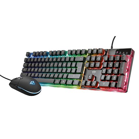 Trust GXT 838 Azor Tastatur Maus enthalten Gaming USB Schwarz