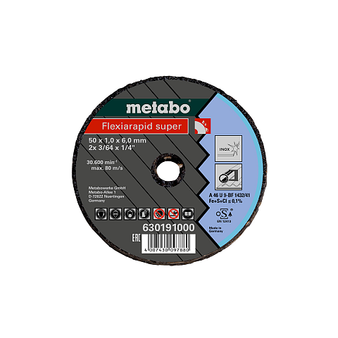 Metabo 630191000 Winkelschleifer-Zubehör Schneidedisk